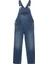 Koyu Mavi Denim Kız Çocuk Salopet 1