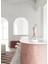 Embraced Pembe Porselen Heykel 2
