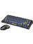 Mercury Siyah K1 Lite+M2 Kablosuz Rgb Işıklı Mekanik Q Gaming Klavye ve Optik Mouse Seti 2