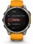Fenix 8 Amoled Sapphire Turuncu Titanyum 47MM Silikon Kayışlı Akıllı Saat 7
