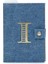 Mavi Denim Görünümlü Harf Baskılı Defter 1