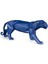 Panther Mavi Porselen Heykel 1
