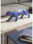 Panther Mavi Porselen Heykel 3