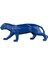 Panther Mavi Porselen Heykel 4