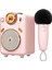Instax Mini 12 Pembe Fotoğraf Makinesi + 10'lu Film Şeffaf Kılıf ve Divoom Fairy Ok Pembe Karaoke Mikrofonlu Fm Radyolu Bluetooth Hoparlör Seti 4
