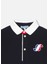 Lacivert Pamuklu Erkek Çocuk Polo Yaka Sweatshirt 3