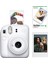 Instax Mini 12 Beyaz Fotoğraf Makinesi + 10'lu Mini Film Çerçeve ve Seti 1