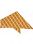 Turuncu Geometrik Desenli Köpek Bandana 1