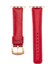 Apple Watch 38/40/41 mm Magenta Deri Akıllı Saat Kordon 1
