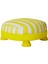Yellow Mellow Sarı Çizgili Kumaş Puf 1