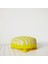 Yellow Mellow Sarı Çizgili Kumaş Puf 2