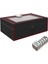 Velvet Mat Siyah 50's Cigarspa Elektronik Nemlendirme Humidor Puro Kutusu 1