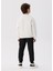 Kırık Beyaz Baskılı Erkek Çocuk Sweatshirt 3