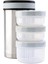Neopren Kılıflı Gri Yemek Termosu 1,5 Lt 1