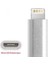 Apple Şarj Dönüştürücü Otg Micro USB To Iphone Lightining Çevirici Dönüştürücü Adaptör Gri 2