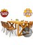 Velmar Doğal Ahşap Yemek MASASI-80CM-200CM(SADECE Masa) 1
