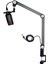 S2 Caster Boom Stand Siyah Kablo Klipsli Mikrofon Standı 1