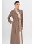 Garni Detaylı Kruvaze Astarsız Modal Trençkot A.kahve 6734 2