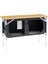 Padres Double Kitchen Table Gri Portatif Kamp Mutfağı 1
