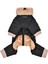 Everson Dog Jumpsuit Siyah Tasmalı Köpek Tulumu 2