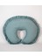 Teal Indigo Pamuklu Fırfırlı Bebek Emzirme Yastığı 5