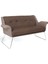Wings Kahverengi Metal Ayaklı Sofa Berjer 1