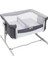 NEXT2ME Twins Co-Sleep Crib Magnet Gri Ikiz Anne Yanı Beşik 2