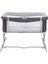 NEXT2ME Twins Co-Sleep Crib Magnet Gri Ikiz Anne Yanı Beşik 3
