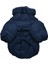 Soft Jumper Lacivert Tasmalı Köpek Montu 2