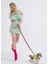 Tartan Gri Köpek Göğüs Tasması 4