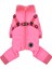 Everson Dog Jumpsuit Pembe Tasmalı Köpek Tulumu 1