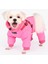 Everson Dog Jumpsuit Pembe Tasmalı Köpek Tulumu 4