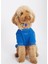Awesome Sloganlı Mavi Köpek Sweatshirt 5