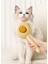 Kavisli Tarak Dişli Sarı Kedi Tarağı ve Kedi Tüy Toplayıcı 5