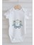 3'lü Bebek Body - Blue Royal Series - F Harfi 2