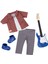 Plaid To Rock Oyuncak Bebek Kıyafeti 1