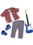 Plaid To Rock Oyuncak Bebek Kıyafeti 3