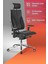 Yoga 4df Ergonomik Deri Ofis Koltuğu / Yönetici Sandalyesi - A5.F.5.13A Siyah 1