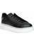 628-25 Deri Anatomik Sneaker Siyah Beyaz 36-40 1