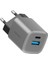 Ampcharge GAN35 35W Type-C ve 30W USB 3.0 Çıkışlı Hızlı Şarj Aleti 1