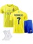 Fc.al-Nassr Sarı Ronaldo Mavi 3 Lü Set Çocuk Forması Yeni Sezon Forma 1