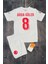 Euro 2024 #8 A.r.d.a. G.ü.l.e.r. Türkiye Milli Takımı Deplasman Çocuk Forması 3'lü Set (Beyaz) 1