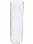 Plastik Kristal Silindir Tatlı Kasesi 250cc 15li 1