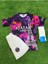 Fc/p.s.g Kylian Mbappe 7 Iç Saha Çocuk Futbol Forması Eyfel Desenli 3'lü Seti Spor T-Shirt 2