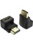 270 Derece Açı HDMI 1080 P Hdtv Kablo Adaptörü Dönüştürücü Genişletici Için HDMI Uyumlu Dönüştürücü 3