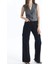 Kargo Cep Jeans Pantolon Siyah 2