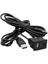 1 Metre Aux Uzatma Kablo Montaj Aparatı USB Aux Panel Tipi Montajlanabilir Vidalı Tip Araba Motosiklet Tekne 1mt 3