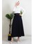 Kemerli Mevlana Etek Lacivert 3