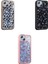 Apple iPhone 15 Kılıf Taşlı ve Simli Tasarım Azra Kapak 1