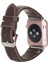 Apple Watch Uyumlu Deri Kordon 42-44-45MM Nm4-As4 Kahve 2